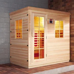 Kızılötesi Sauna için 2 Kişilik Ahşap Sauna Odası