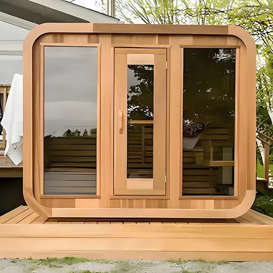 Sauna Sobalı Özelleştirilebilir Açık Baldıran Sauna Odası